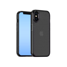 Протиударний чохол Carbon Black на iPhone X/Xs