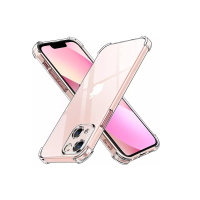 Прозорий ударостійкий силіконовий чохол для iPhone 13