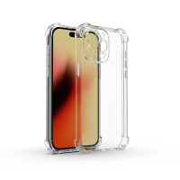 Прозорий ударостійкий силіконовий чохол для iPhone 15 Pro Max