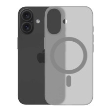 Чохол акриловий ультратонкий 0.8мм з підтримкою MagSafe матовий для iPhone 16 сірий
