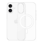 Чохол акриловий ультратонкий 0.8мм з підтримкою MagSafe матовий для iPhone 16 білий