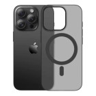 Чохол акриловий ультратонкий 0.8мм з підтримкою MagSafe матовий для iPhone 16 Pro Max чорний