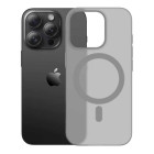 Чохол акриловий ультратонкий 0.8мм з підтримкою MagSafe матовий для iPhone 16 Pro Max сірий