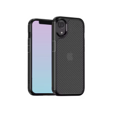 Протиударний чохол Carbon Black на iPhone XR