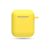 Чохол для AirPods 1/2 силіконовий SLIM жовтий