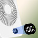 Портативний міні-вентилятор USB із підставкою та акумулятором (4 швидкості, Type-C зарядка)