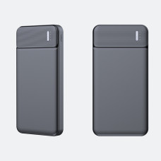 Павербанк УМБ 10000 mAh із LED індикацією (2 USB, Type-C) Чорний