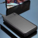 Павербанк УМБ 10000 mAh із LED індикацією (2 USB, Type-C) Чорний