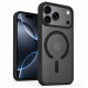 Протиударний матовий чохол MagSafe Soft-touch на iPhone 18 Pro Чорний