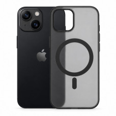 Чохол ультратонкий PC з підтримкою MagSafe для iPhone 14 (чорний матовий)