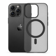 Чохол ультратонкий PC з підтримкою MagSafe для iPhone 13 Pro (чорний матовий)