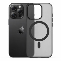 Чохол ультратонкий PC з підтримкою MagSafe для iPhone 14 Pro Max (чорний матовий)