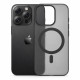 Чохол ультратонкий PC з підтримкою MagSafe для iPhone 15 Pro Max (чорний матовий)