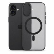 Чохол ультратонкий PC з підтримкою MagSafe для iPhone 17 (чорний матовий)