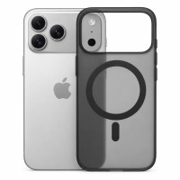 Чохол ультратонкий PC з підтримкою MagSafe для iPhone 17 Pro (чорний матовий)