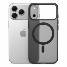 Чохол ультратонкий PC з підтримкою MagSafe для iPhone 17 Pro (чорний матовий)