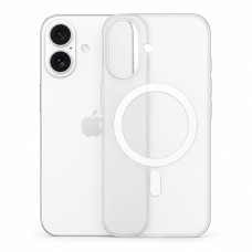 Чохол ультратонкий PC з підтримкою MagSafe для iPhone 17 (білий матовий)