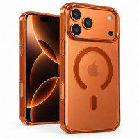 Топовий акриловий чохол MagSafe на iPhone 17 Pro Max Помаранчевий