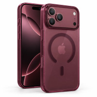 Топовий акриловий чохол MagSafe на iPhone 18 Pro Max Бордовий