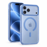 Топовий акриловий чохол MagSafe на iPhone 18 Pro Голубий