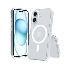 Протиударний прозорий чохол MagSafe на iPhone 16
