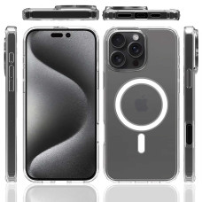 Протиударний прозорий чохол MagSafe на iPhone 16 Pro